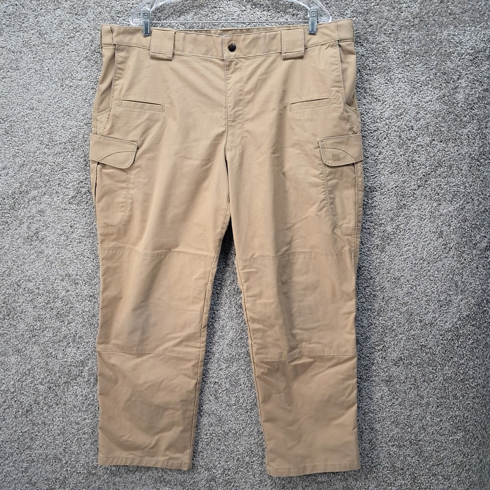 5.11 Tactical Stryke Mens Khaki Tan Ripstop Cargo Pants 42x30 7016